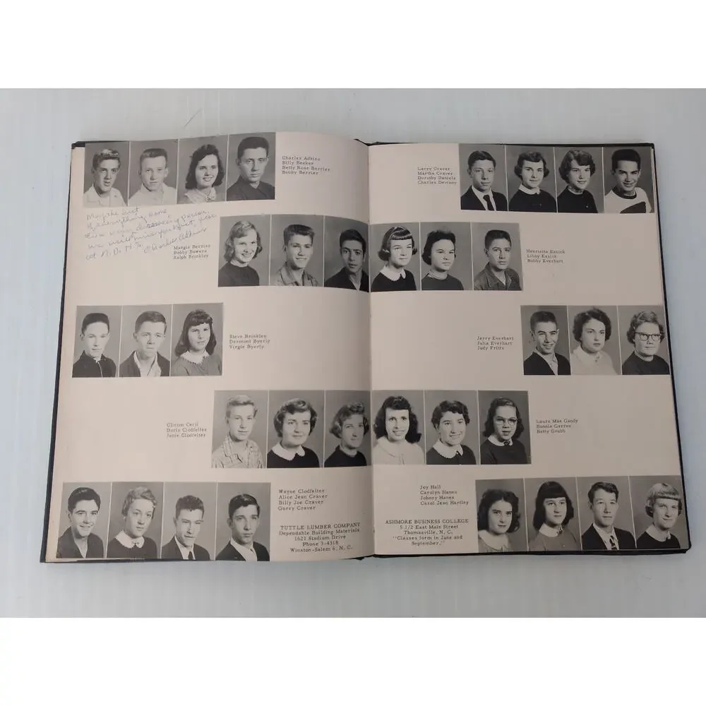 North Davidson High School Yearbook THE NORDAHI Lexington, NC 1956
